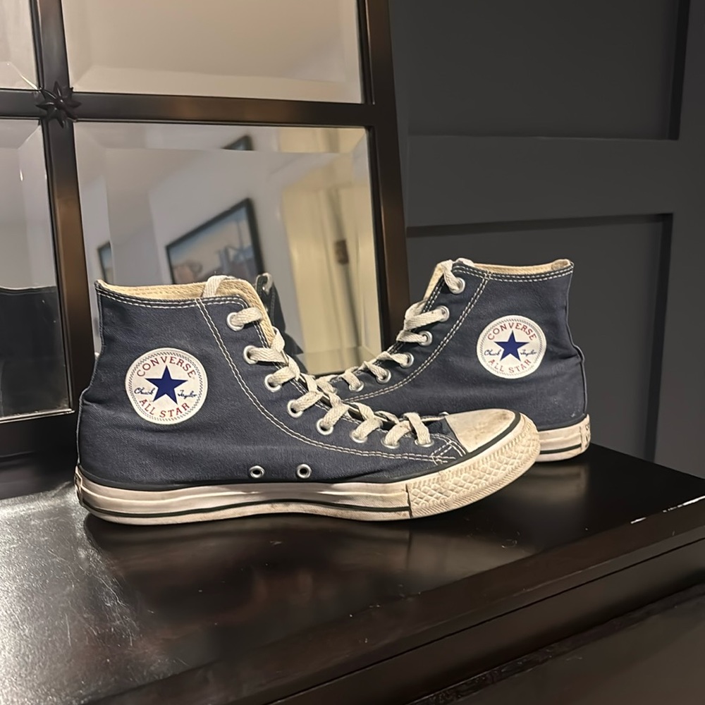 Converse All Stars Hightop Navy blue, Barely worn